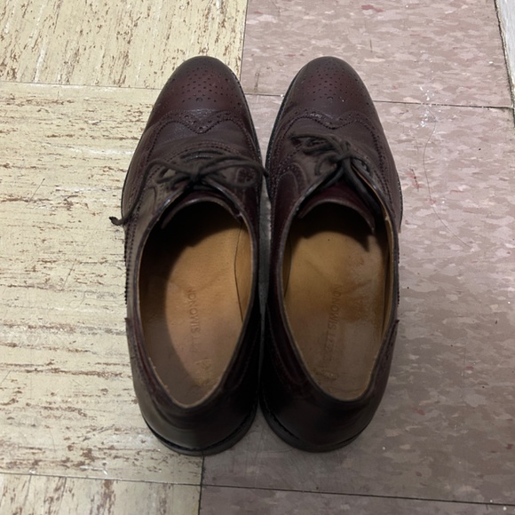 Beckett Simonon Kent Wingtip Oxblood Yates  Leather Oxford Mens Shoe Size 9.0 main image 9